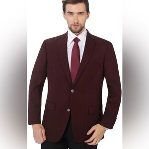 P&L Pierre Loren‎ dress coat Burgundy Size 36S